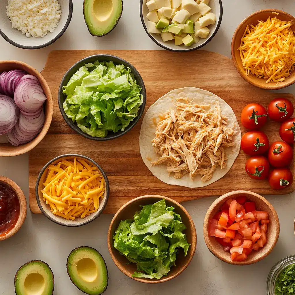 SAVORING HONEY BBQ CHICKEN WRAPS centered hero view, clean and uncluttered