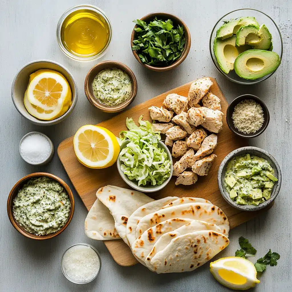 Sheet Pan Chicken Pitas with Herby Ranch - Easy and Delicious 3 Vibrant Sheet Pan Chicken Pitas with Herby Ranch, showcasing tender chicken, fresh slaw, and warm pitas, ready to serve.