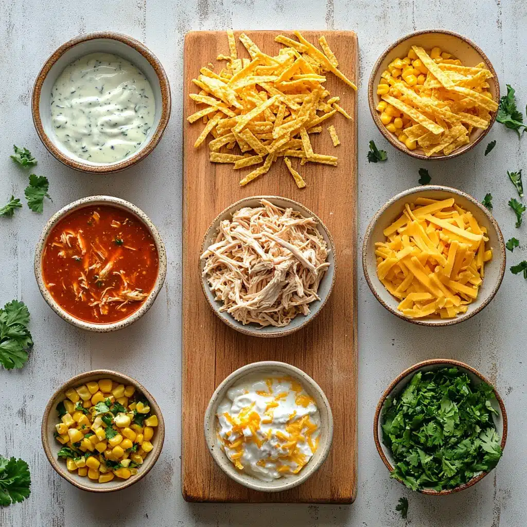 Slow Cooker Creamy Chicken Tortilla Soup Recipe Secrets 2 SLOW COOKER CREAMY CHICKEN TORTILLA SOUP centered hero view, clean and uncluttered