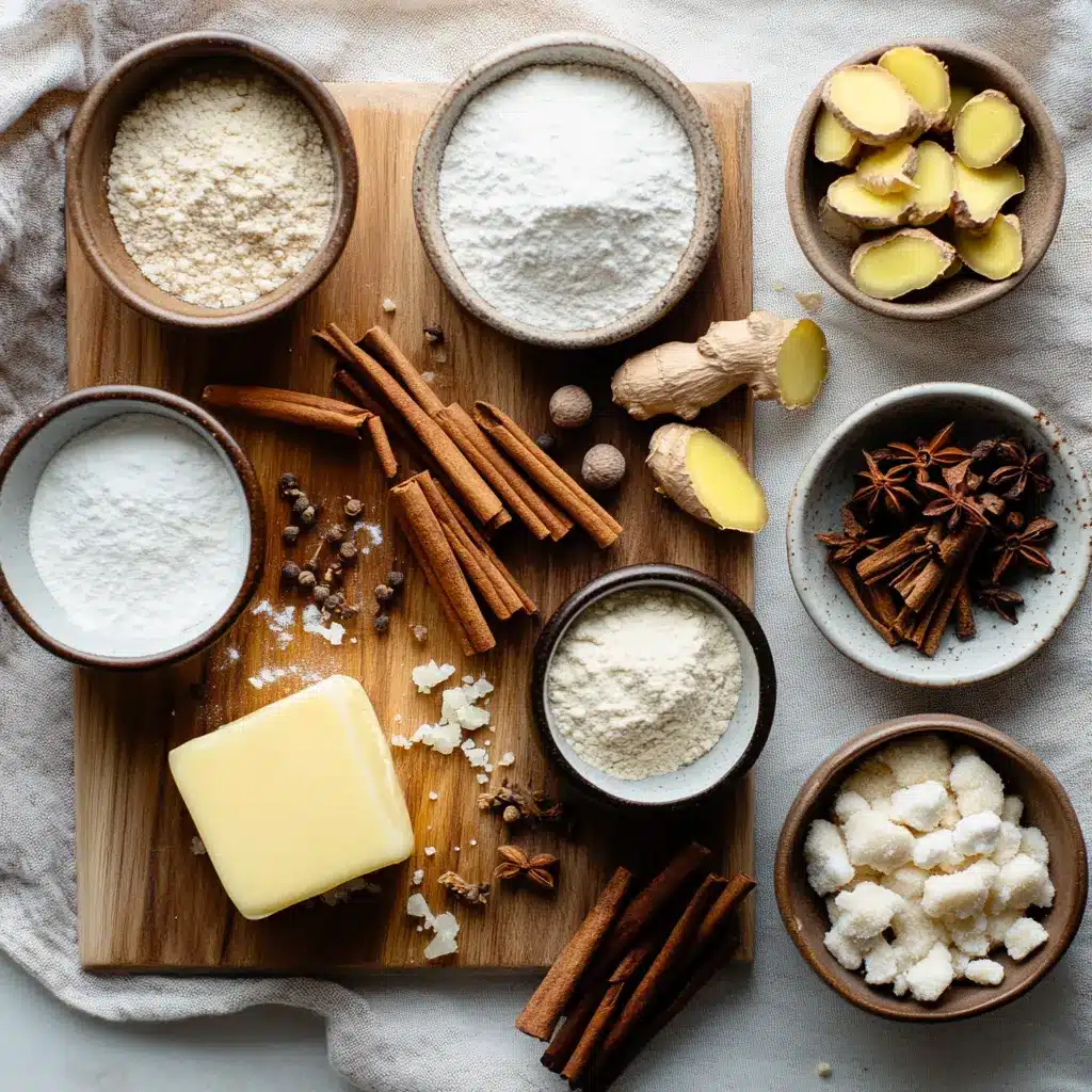 THE PERFECT SOFT GINGERBREAD COOKIES centered hero view, clean and uncluttered