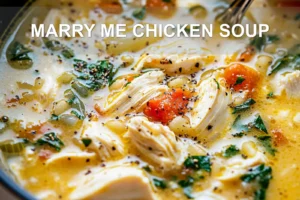 MARRY ME CHICKEN SOUP centered hero view, clean and uncluttered