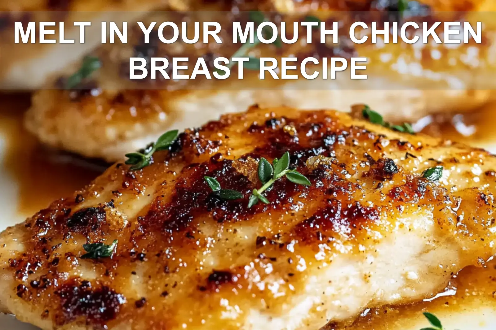 MELT IN YOUR MOUTH CHICKEN BREAST RECIPE centered hero view, clean and uncluttered