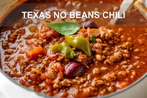 Texas No Beans Chili Recipe: Irresistible Taste Adventure TEXAS NO BEANS CHILI centered hero view, clean and uncluttered