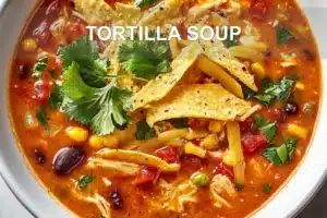 TORTILLA SOUP centered hero view, clean and uncluttered