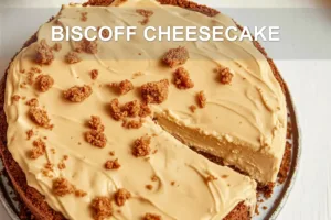 BISCOFF CHEESECAKE centered hero view, clean and uncluttered