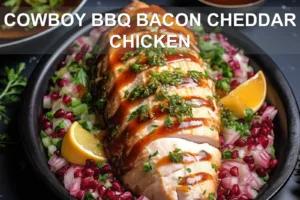 How to Make Cowboy BBQ Bacon Cheddar Chicken Perfectly COWBOY BBQ BACON CHEDDAR CHICKEN centered hero view, clean and uncluttered