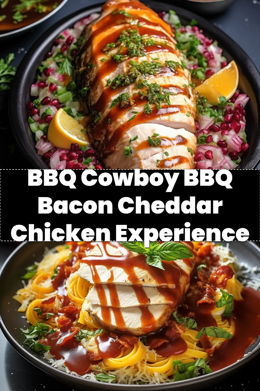 How to Make Cowboy BBQ Bacon Cheddar Chicken Perfectly 4 COWBOY BBQ BACON CHEDDAR CHICKEN centered hero view, clean and uncluttered_pin