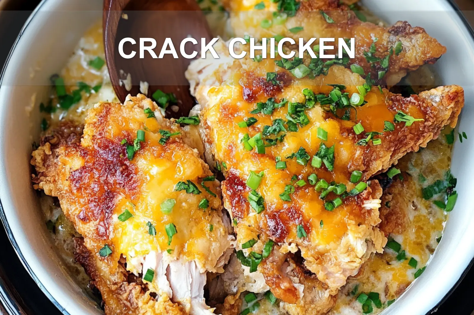 Discover Why Crack Chicken is Perfect and Popular 2 CRACK CHICKEN centered hero view, clean and uncluttered