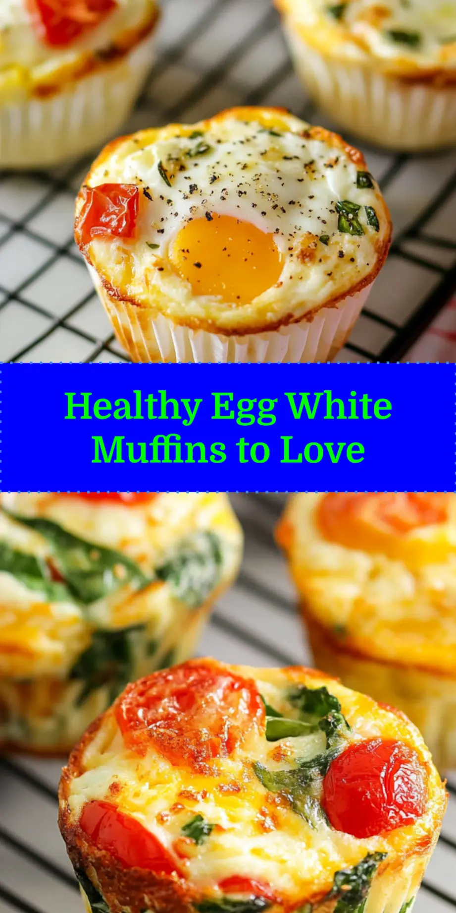 EGG WHITE MUFFINS centered hero view, clean and uncluttered_pin