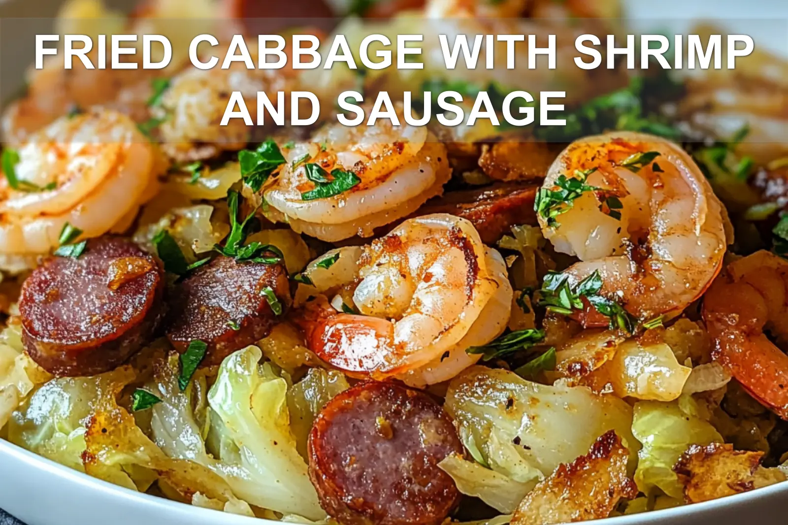 How to Make the Best Fried Cabbage with Shrimp Sausage