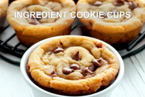 INGREDIENT COOKIE CUPS centered hero view, clean and uncluttered