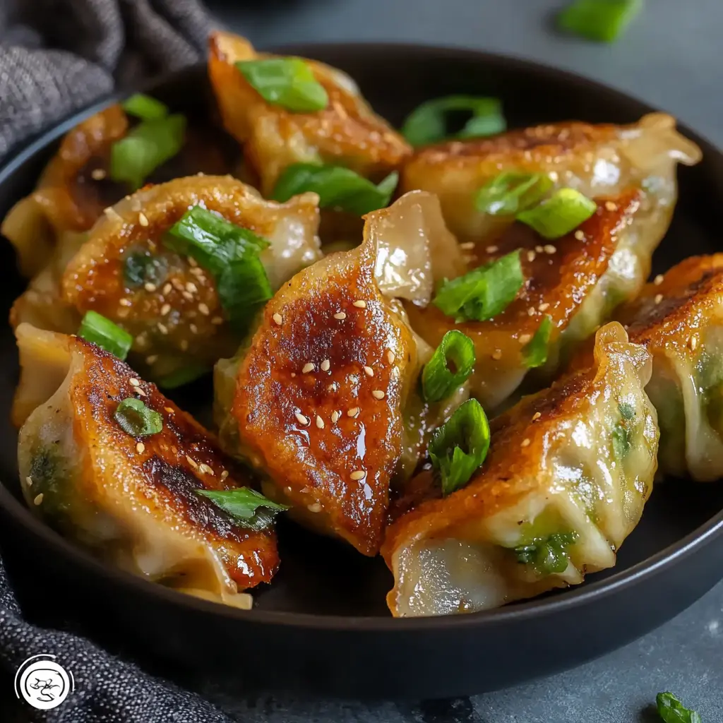 5 INGREDIENT KETO POTSTICKERS centered hero view, clean and uncluttered
