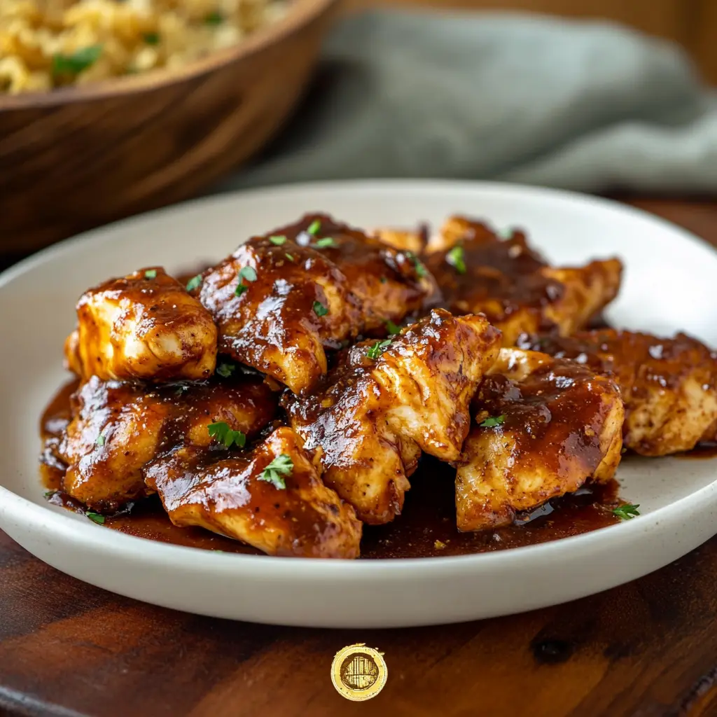 BBQ RANCH CHICKEN centered hero view, clean and uncluttered