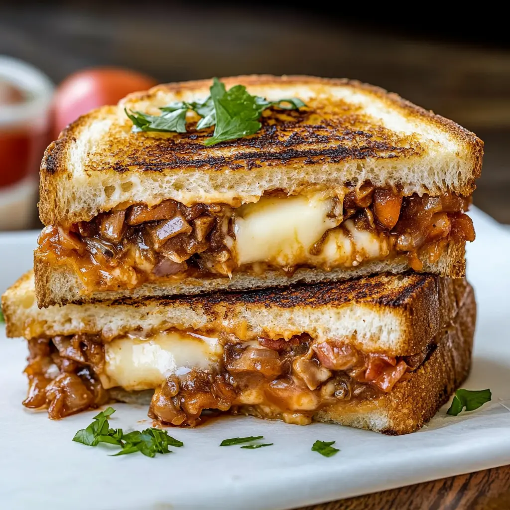 BIRRIA GRILLED CHEESE centered hero view, clean and uncluttered
