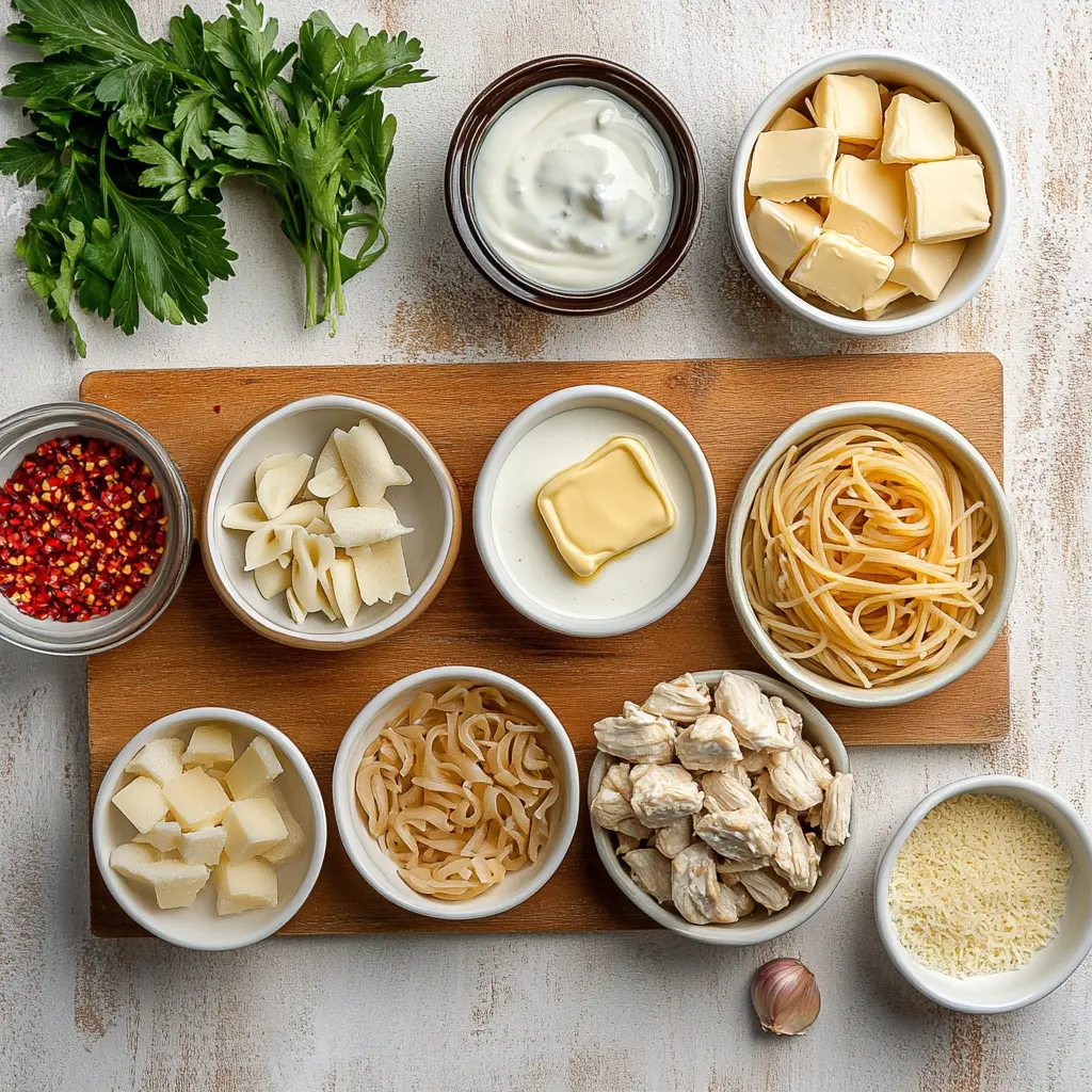 How to Make Cowboy Butter Chicken Pasta Fast and Easy 3 COWBOY BUTTER CHICKEN PASTA centered hero view, clean and uncluttered