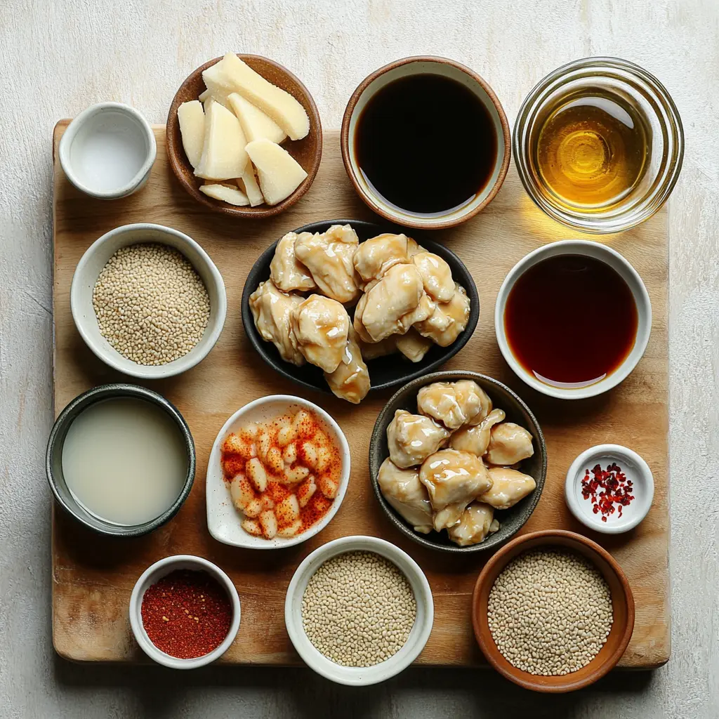 EASY SESAME CHICKEN centered hero view, clean and uncluttered