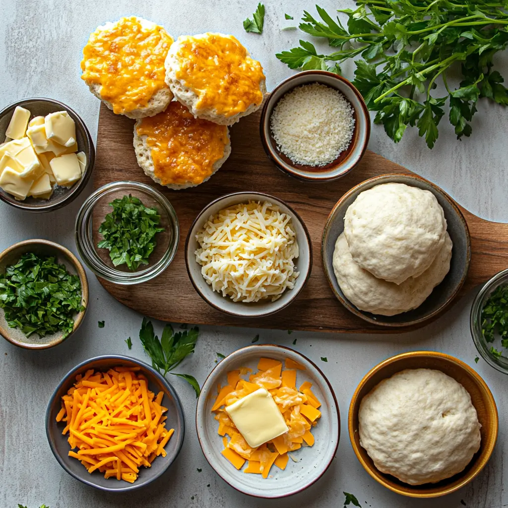 IRRESISTIBLE GARLIC PARMESAN CHEESEBURGER BOMBS centered hero view, clean and uncluttered