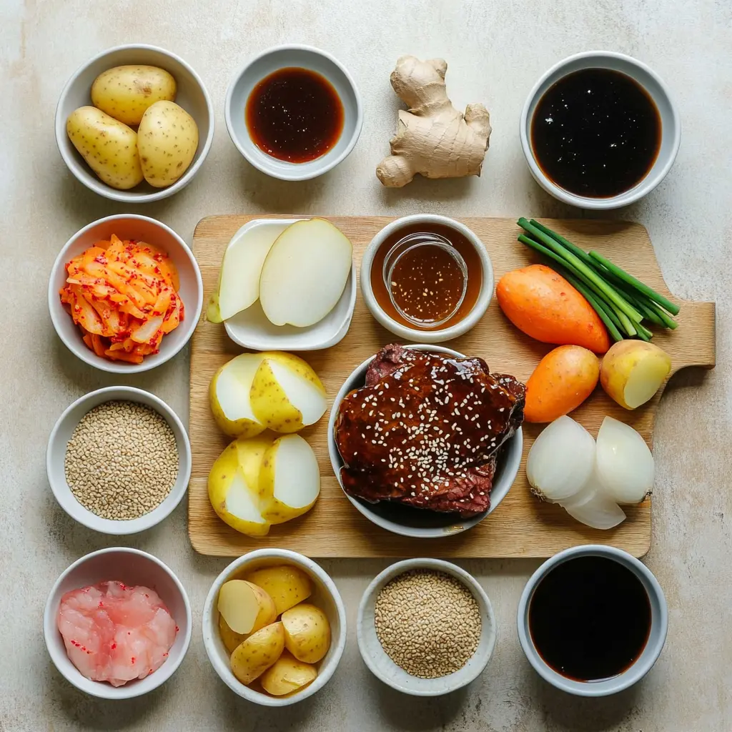 KOREAN STYLE POT ROAST centered hero view, clean and uncluttered