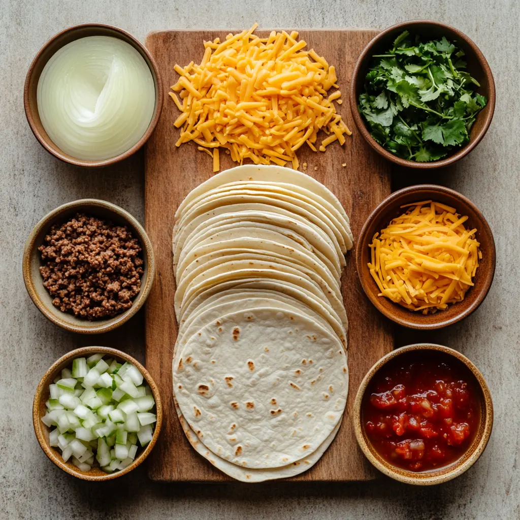 Easy Sheet Pan Tacos Recipe for Delicious Meals 3 SHEET PAN TACOS centered hero view, clean and uncluttered