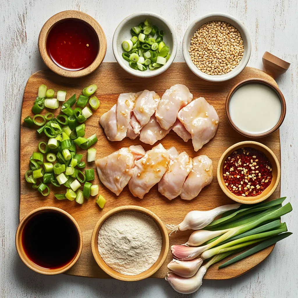 Crispy soy garlic chicken thighs in a skillet, ready to serve