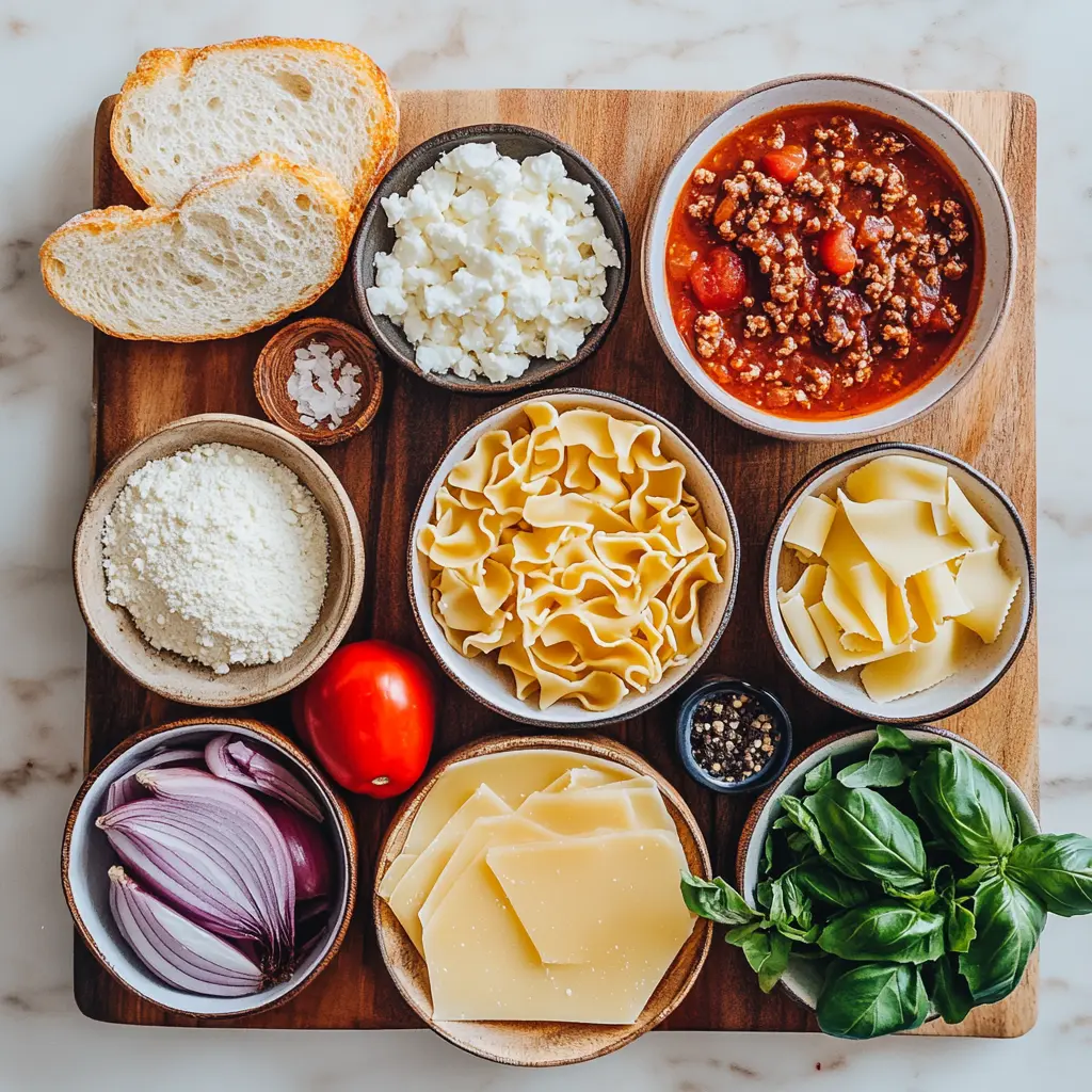 How to Make the Best Lasagna Soup Recipe Cozy 3 THE BEST LASAGNA SOUP RECIPE centered hero view, clean and uncluttered