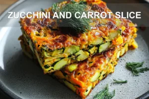 ZUCCHINI AND CARROT SLICE centered hero view, clean and uncluttered
