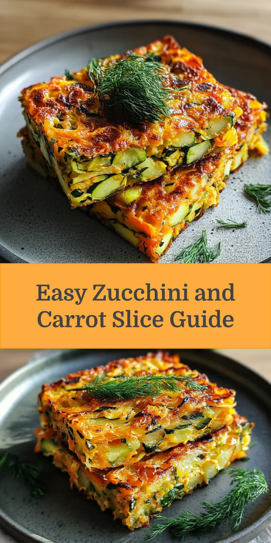 ZUCCHINI AND CARROT SLICE centered hero view, clean and uncluttered_pin