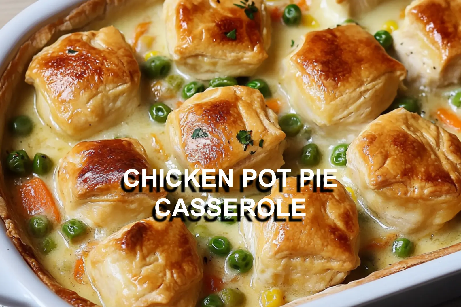 Easy Chicken Pot Pie Casserole Recipe You Need Now