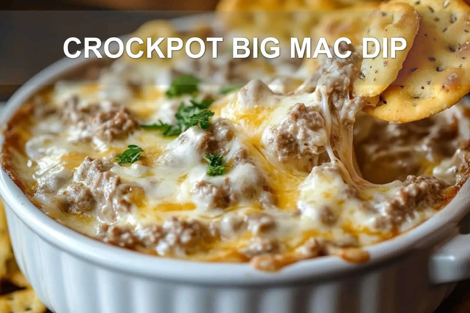 How to Make an Amazing Crockpot Big Mac Dip Today