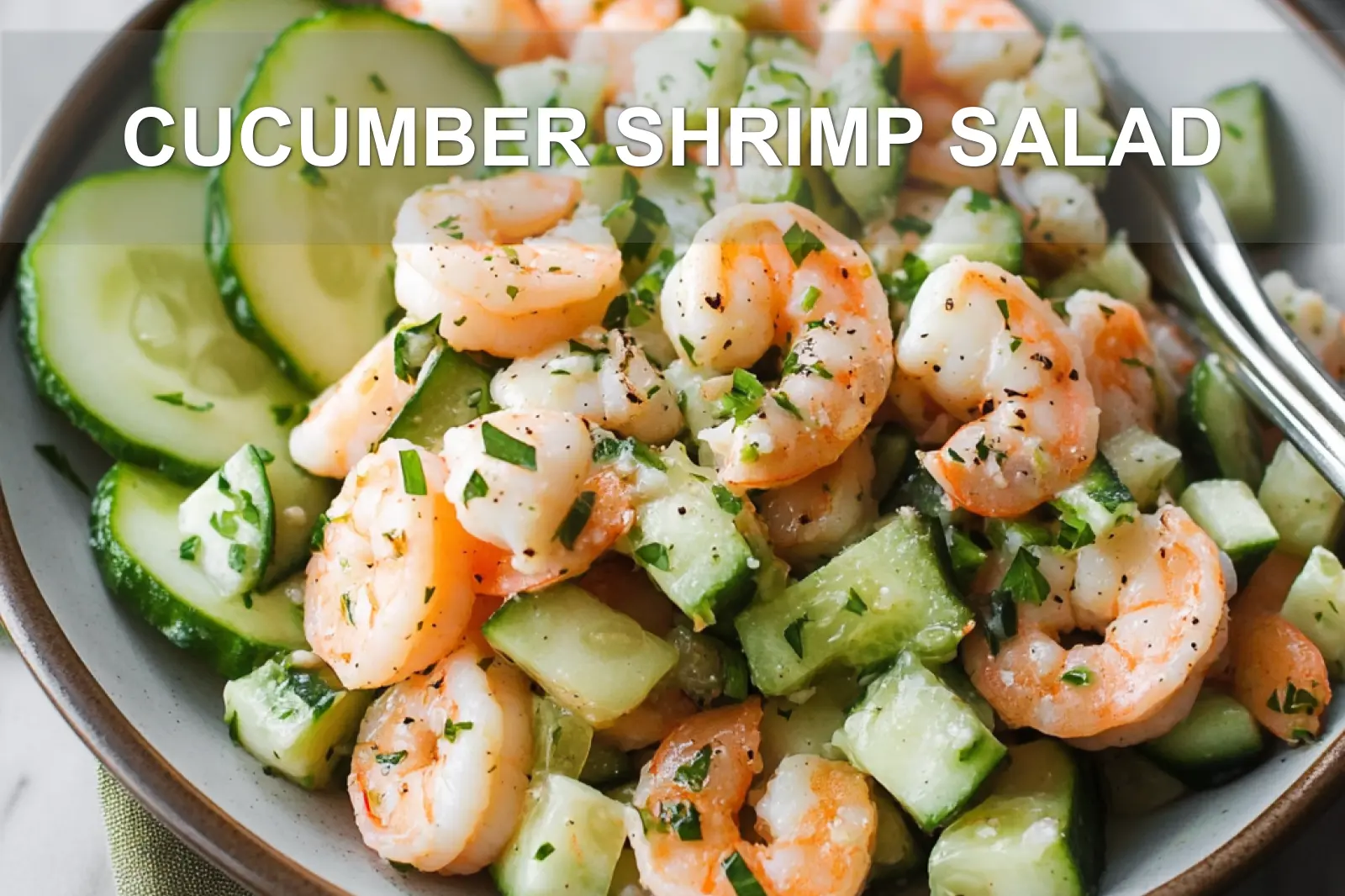 How to Make the Best Cucumber Shrimp Salad Today
