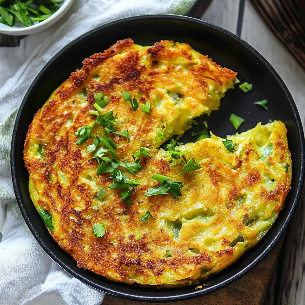 CABBAGE PANCAKE centered hero view, clean and uncluttered