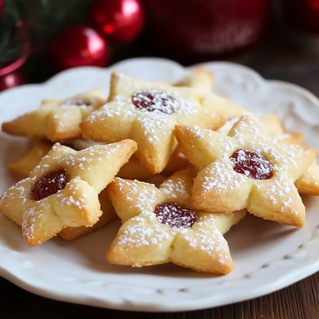 POLISH KOLACKY COOKIES centered hero view, clean and uncluttered