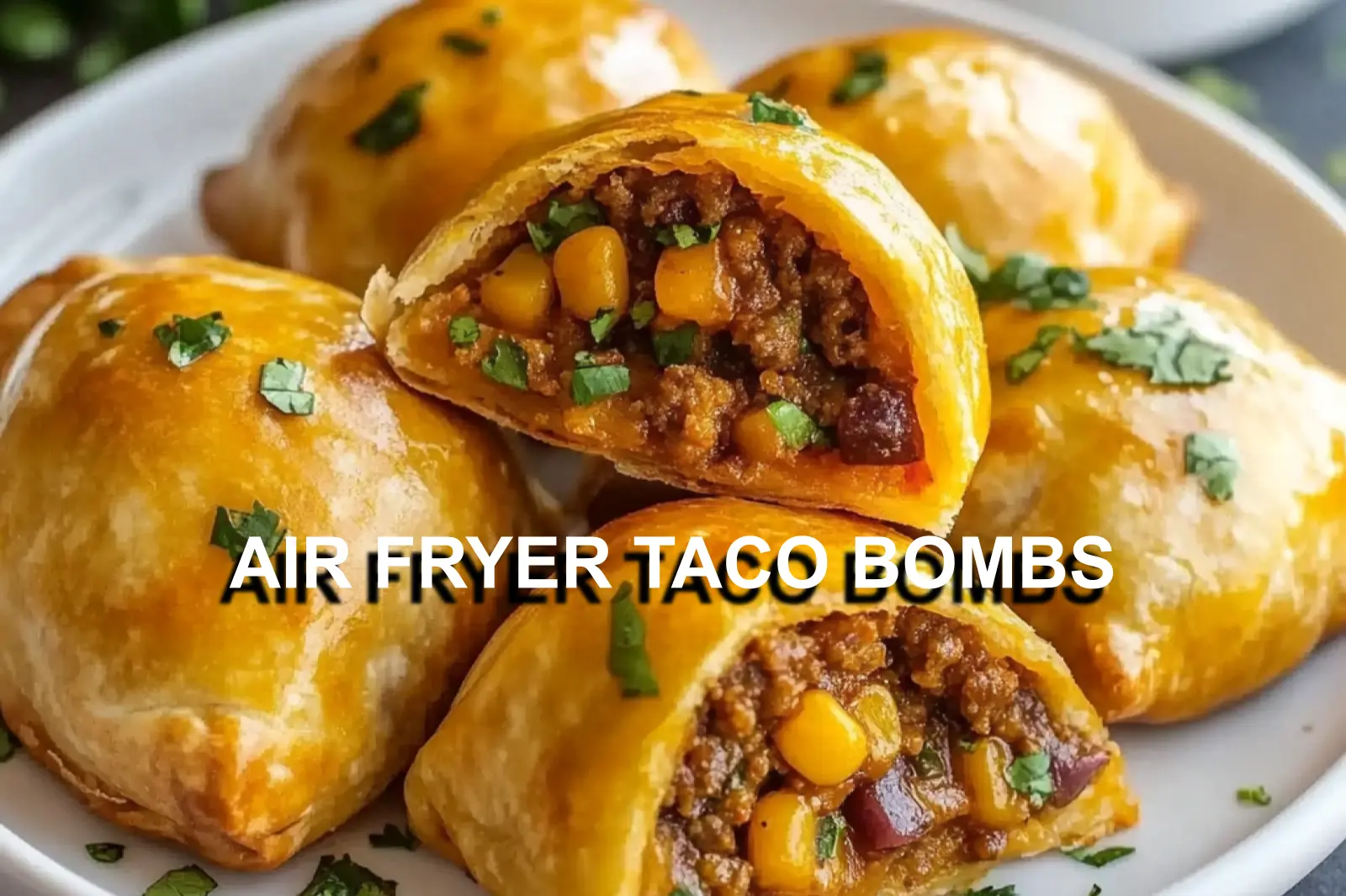 Air Fryer Taco Bombs Recipe Easy and Delicious