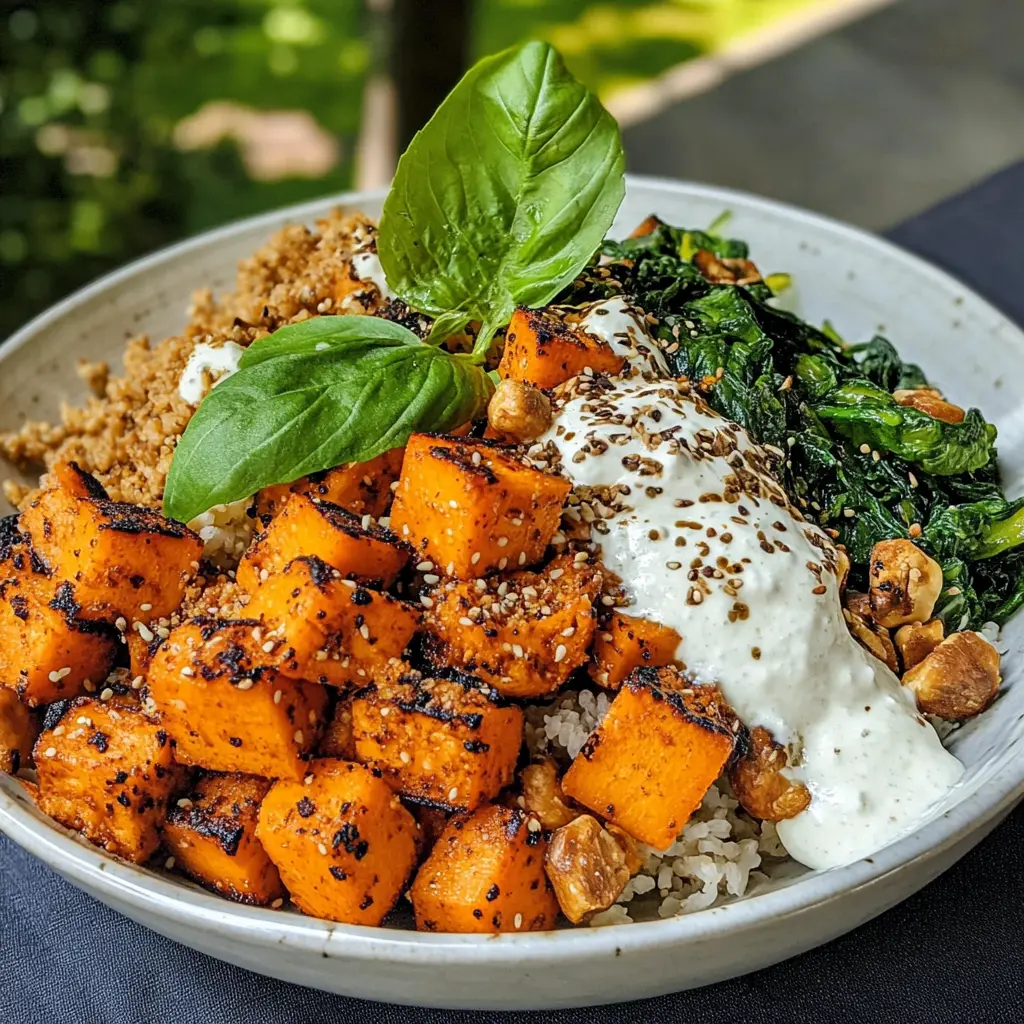 Anti Inflammatory Glow Bowl Recipe Easy Fresh and Delicious 3 Anti inflammatory glow bowl with roasted sweet potatoes, crispy chickpeas, and tahini drizzle