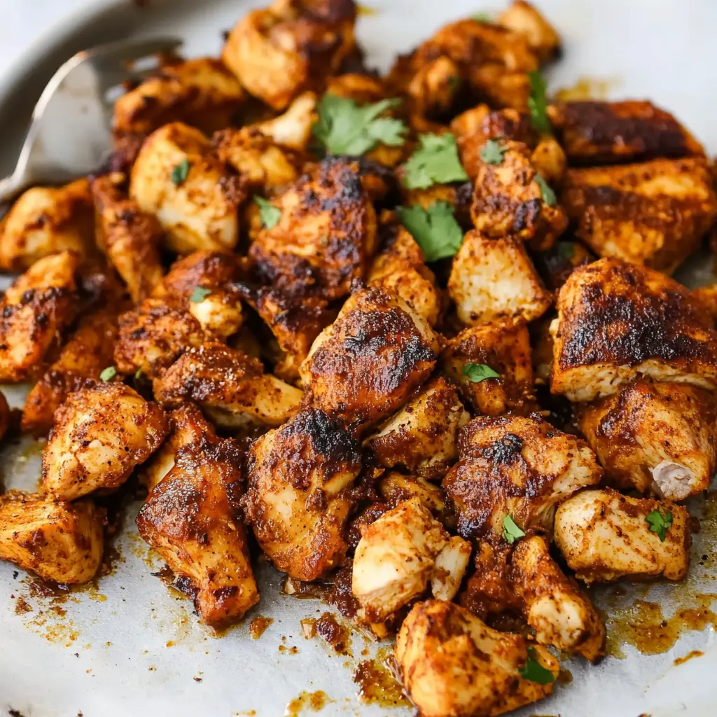 Copycat Chipotle Chicken Recipe - Easy Delicious Homemade 3 Copycat Chipotle chicken recipe centered hero view, clean and uncluttered