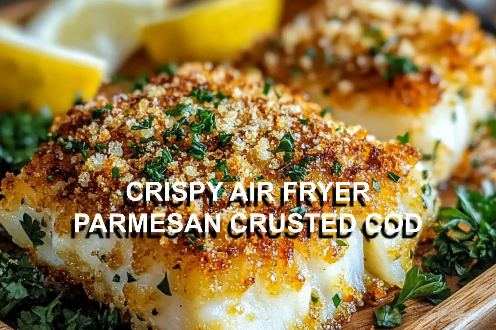 Crispy Air Fryer Parmesan Crusted Cod Recipe Easy