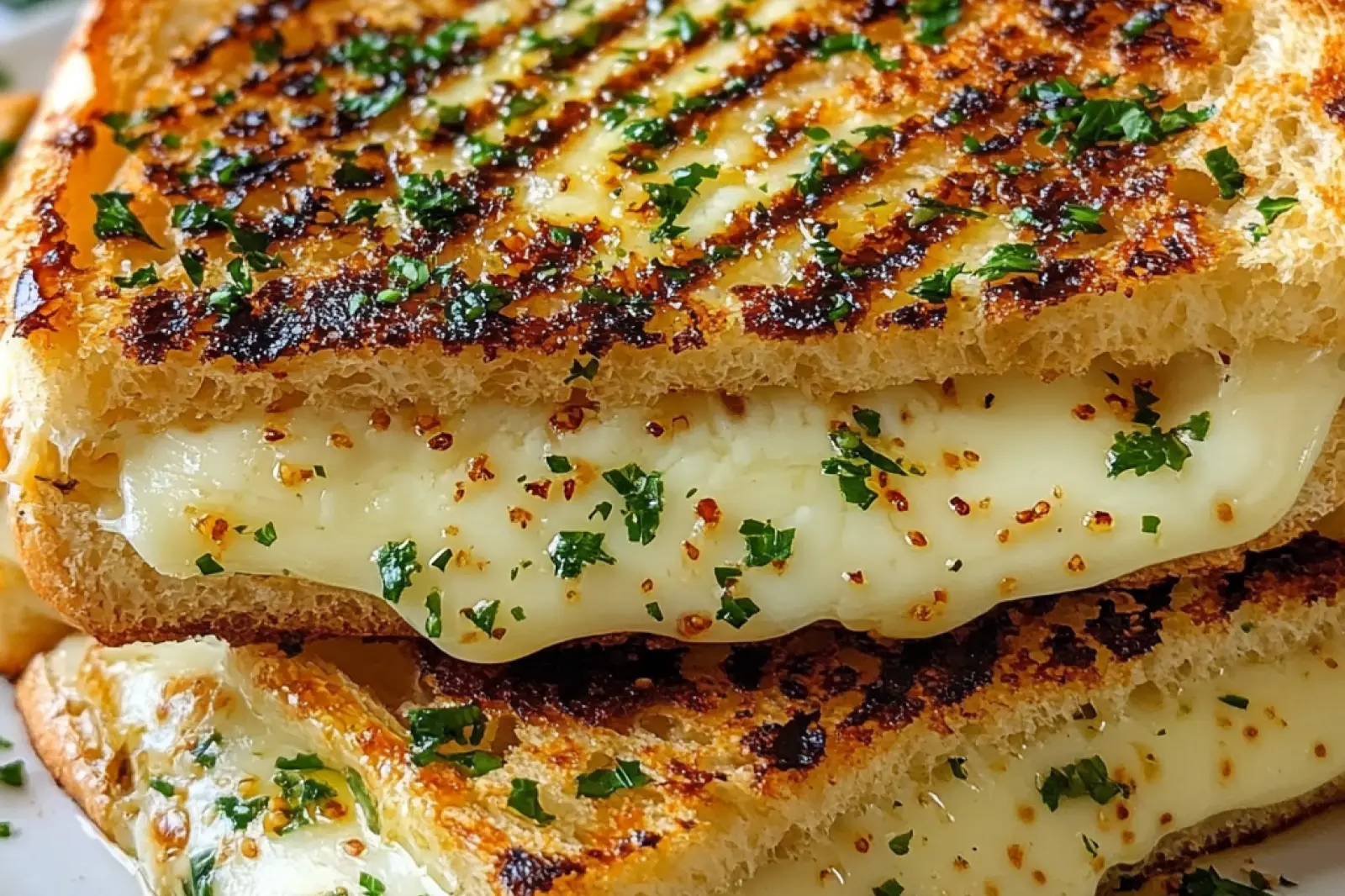 Garlic Bread Grilled Cheese Recipe Easy Weeknight Dinner