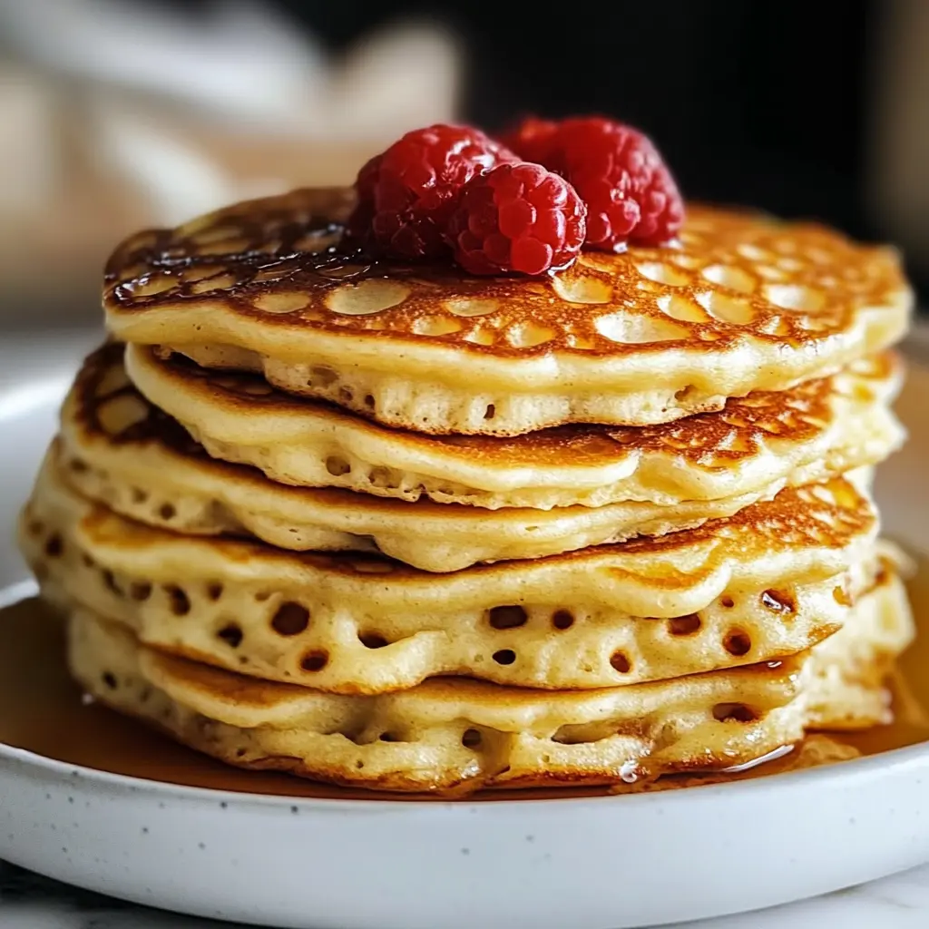 High-Protein Fluffy Pancakes Recipe: Easy Ultimate Breakfast 3 HIGH PROTEIN FLUFFY PANCAKES RECIPE centered hero view, clean and uncluttered