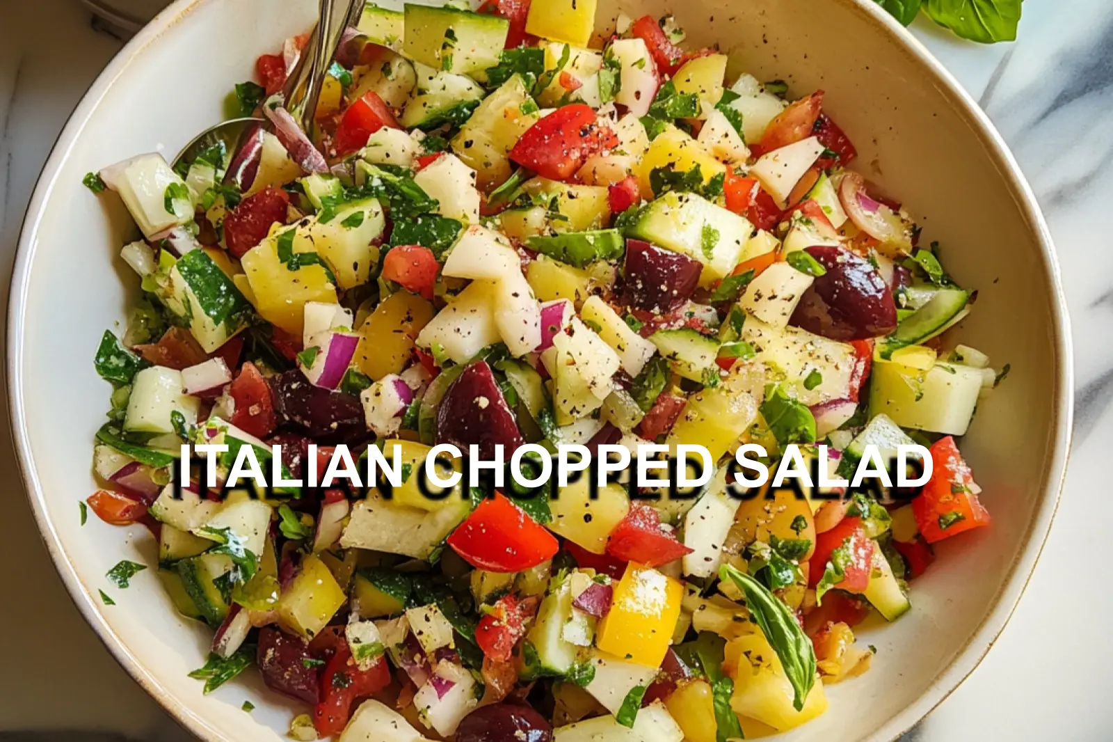 Italian Chopped Salad Recipe: Fresh, Easy, and Delicious