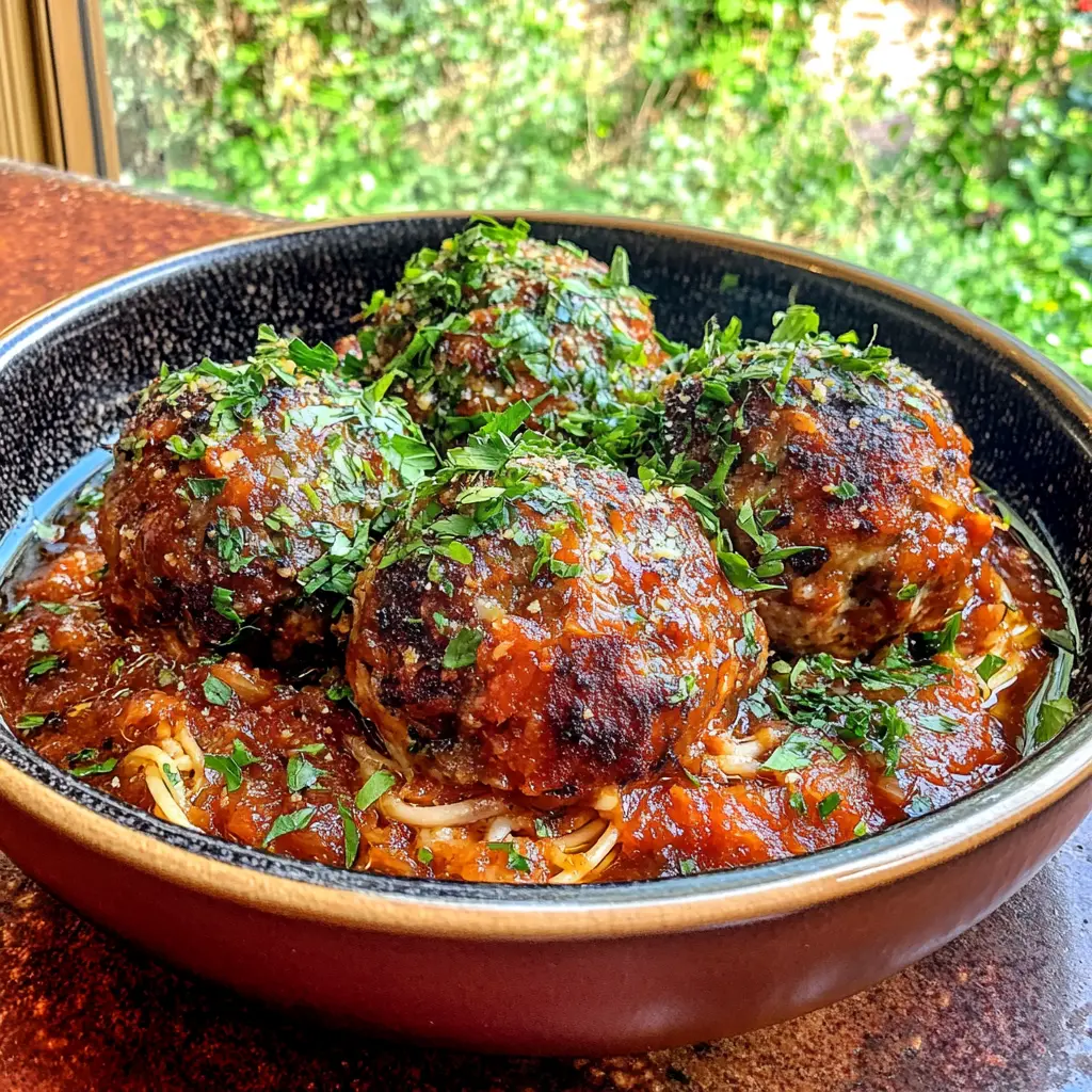 MEATBALL MARINARA centered hero view, clean and uncluttered