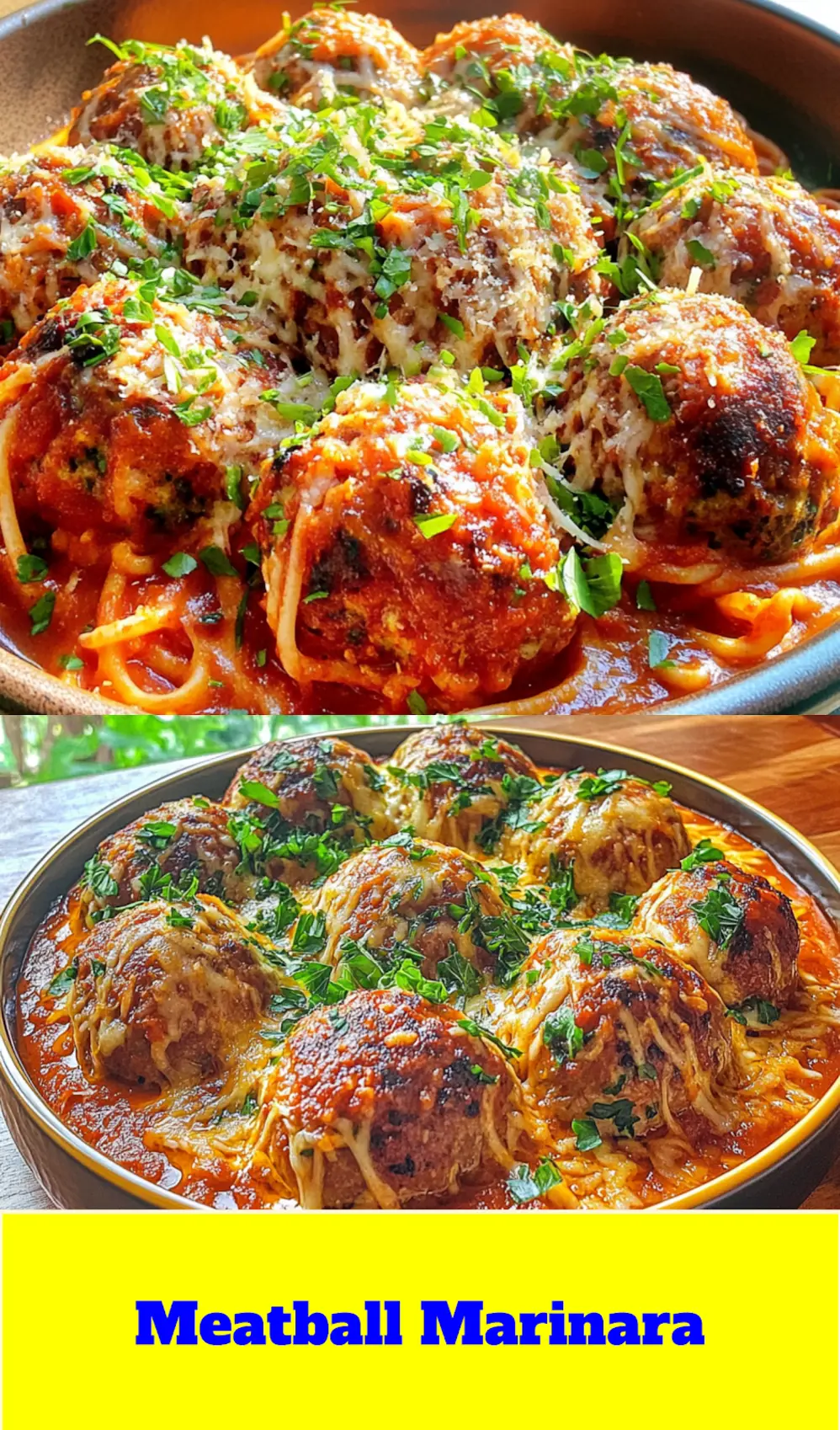 MEATBALL MARINARA centered hero view, clean and uncluttered