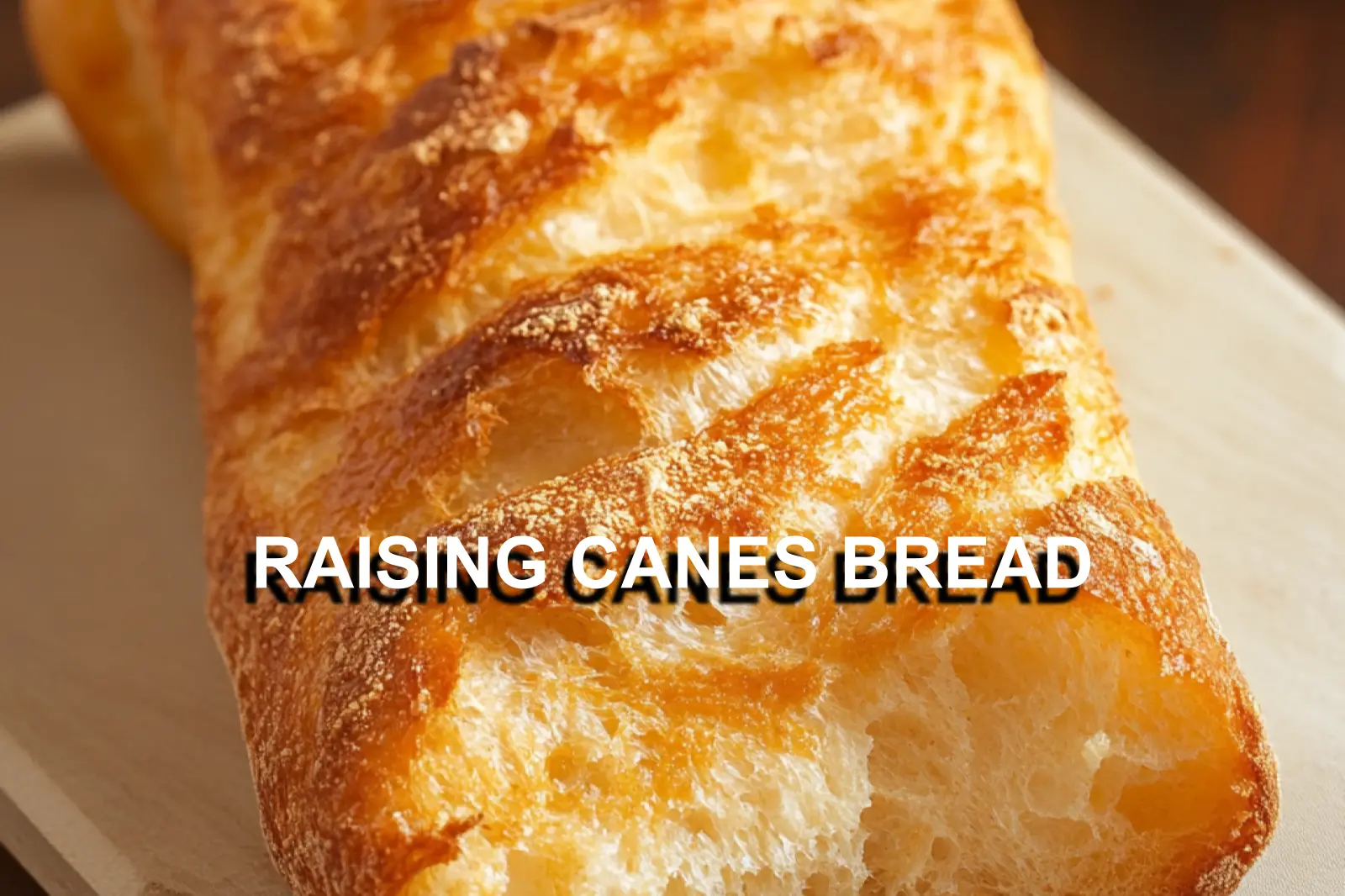 Raising Canes Bread Recipe: Easy Homemade Texas Toast