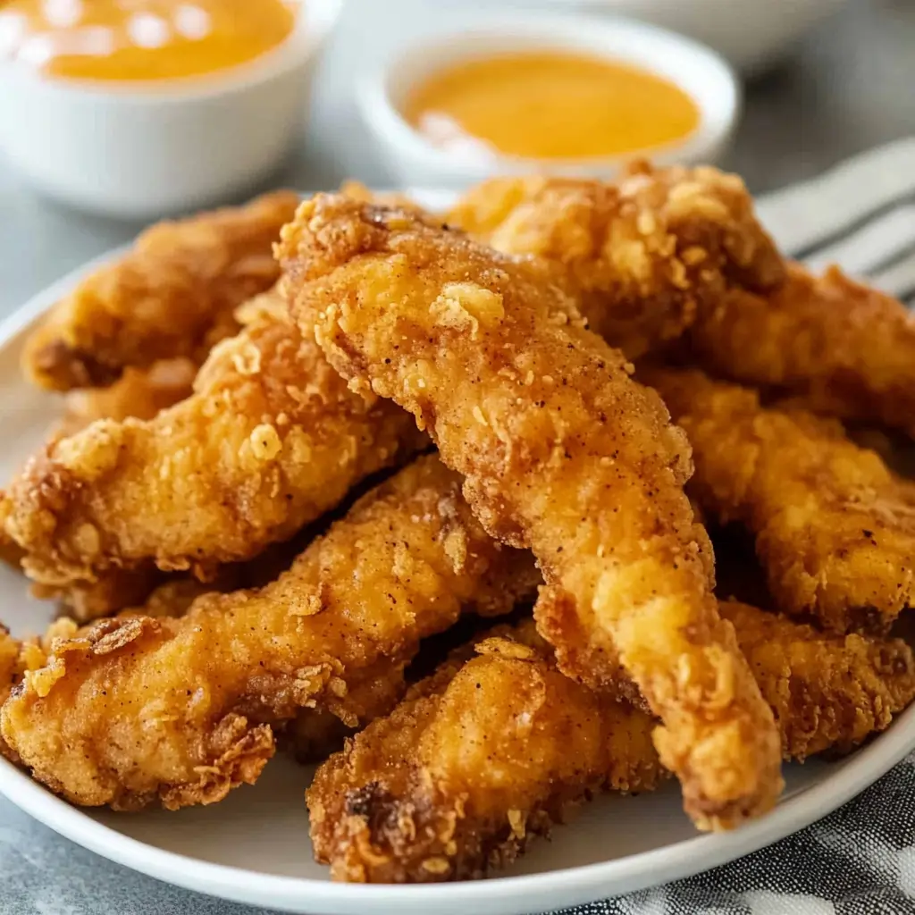 CHICK FIL A CHICKEN TENDERS centered hero view, clean and uncluttered