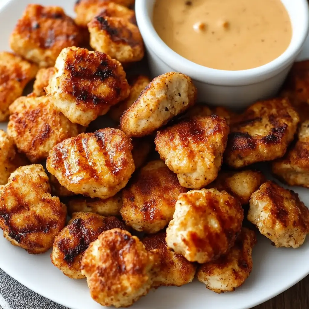 Easy Chick Fil A Grilled Chicken Nuggets Recipe at Home 2 CHICK FIL A GRILLED CHICKEN NUGGETS centered hero view, clean and uncluttered
