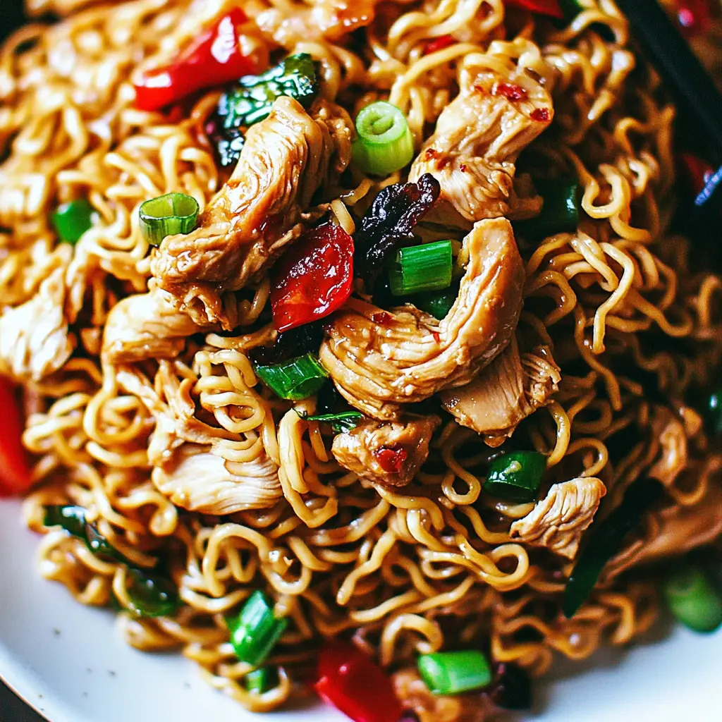 Chicken Ramen Recipe Easy Weeknight Dinner Ready Fast 2 CHICKEN RAMEN centered hero view, clean and uncluttered