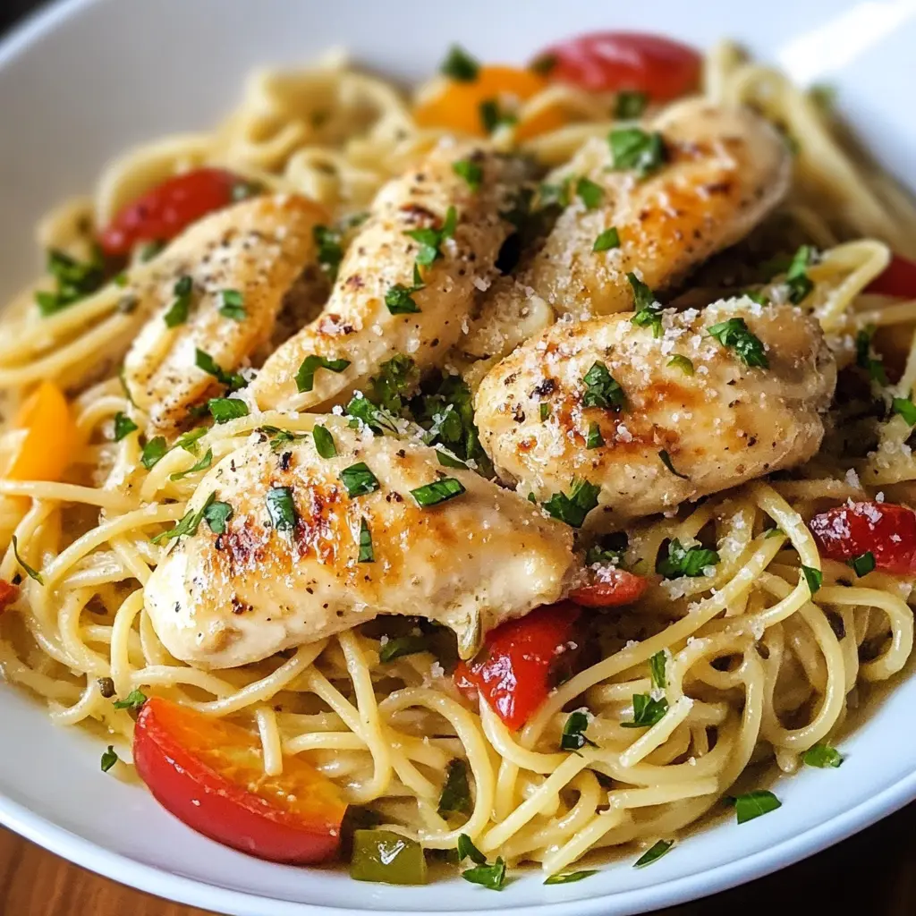 COPYCAT OLIVE GARDEN CHICKEN SCAMPI centered hero view, clean and uncluttered