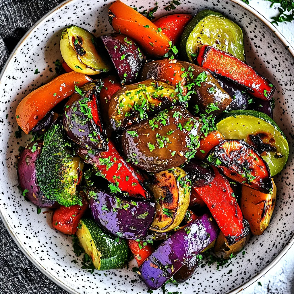 Sautéed vegetables in a skillet with golden caramelized edges