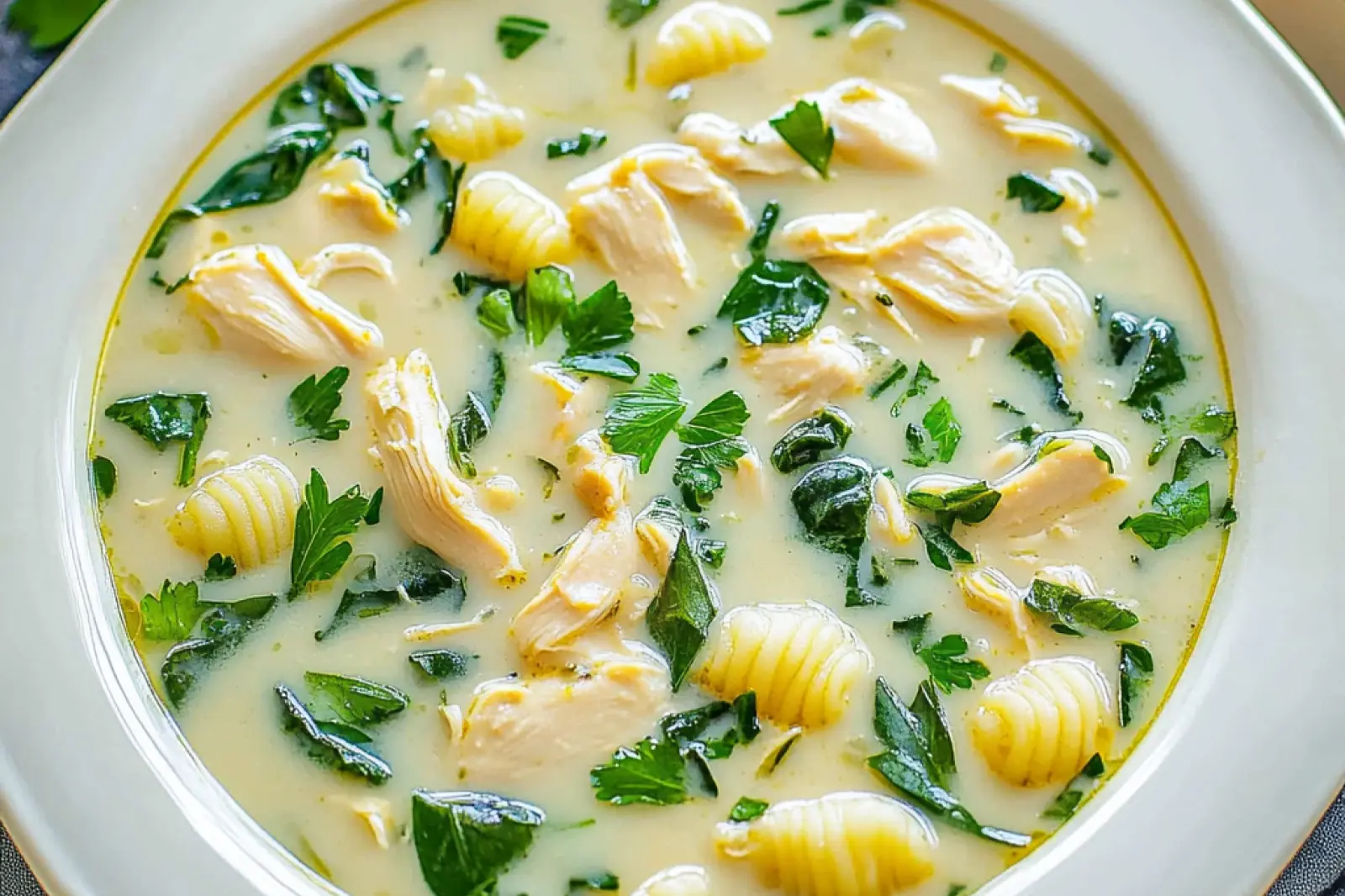 Copycat Olive Garden Chicken Gnocchi Soup Easy Weeknight Dinner