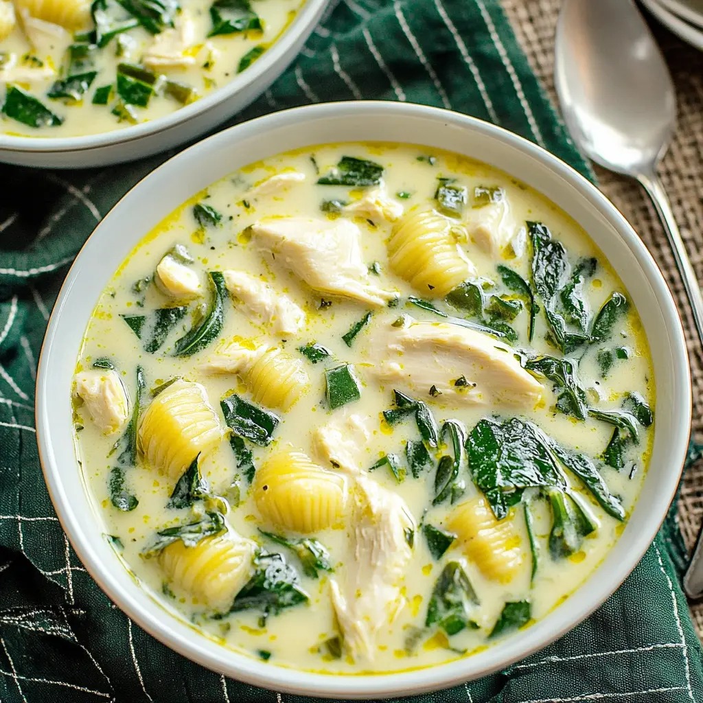 Copycat Olive Garden Chicken Gnocchi Soup Easy Weeknight Dinner 3 COPYCAT OLIVE GARDEN CHICKEN GNOCCHI SOUP centered hero view, clean and uncluttered