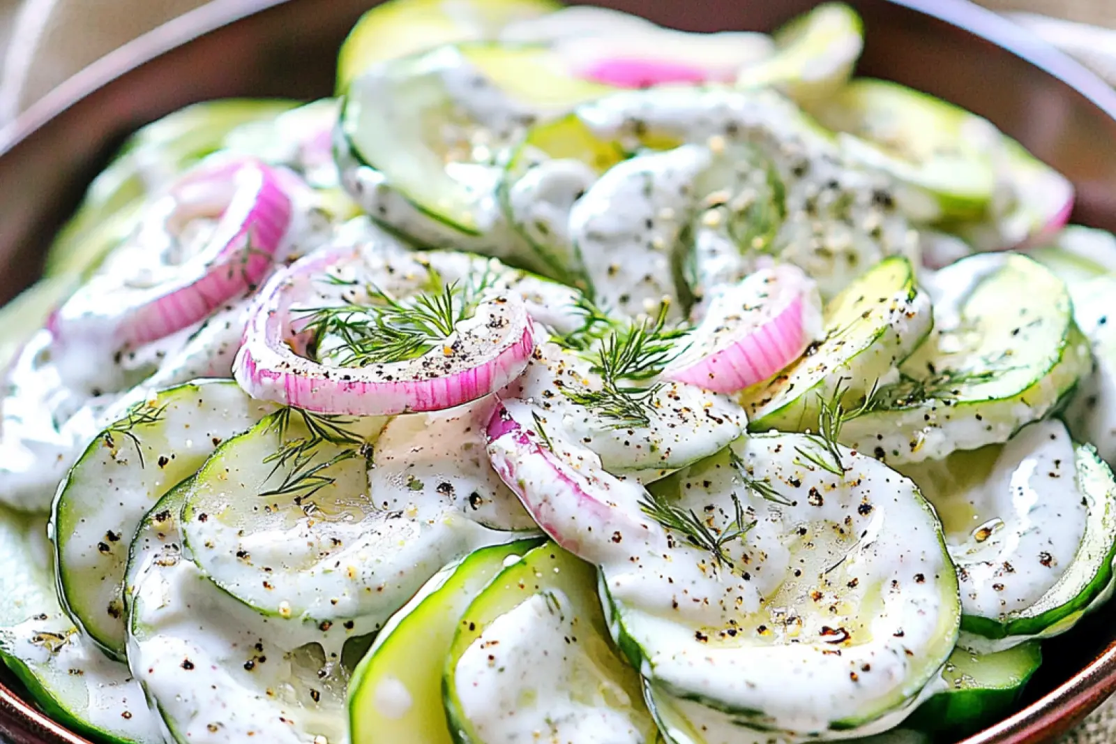 Creamy Cucumber Salad Easy Recipe for Busy Weeknights